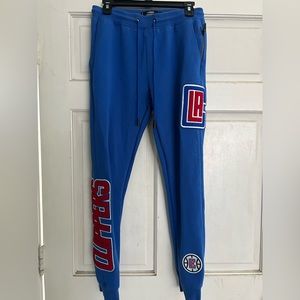 Men's LA Clippers Pro Standard Royal
Chenille Jogger Pants - MEDIUM